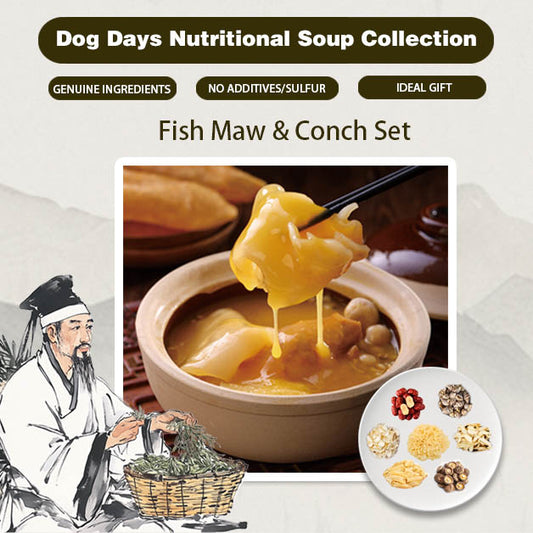 Collagen-Rich Fish Maw & Conch Soup Kit - Anti-Aging Skincare from Within