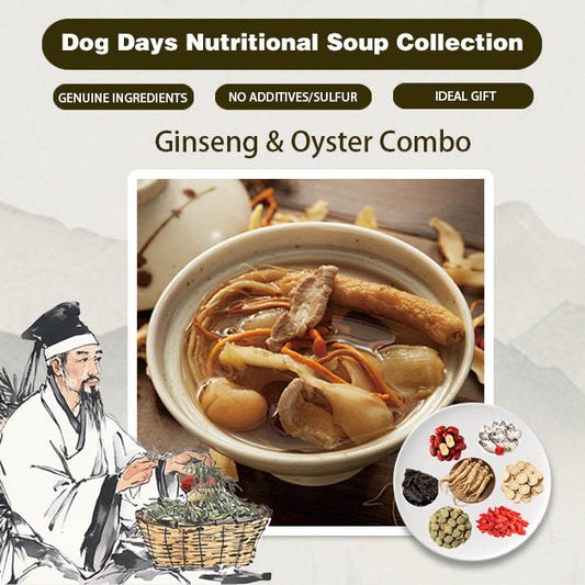 5-Year Cultivated Ginseng & Oyster Soup - Zinc-Rich Vitality for Men's Health